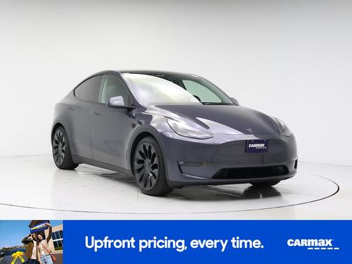 Gray 2022 Tesla Model Y Performance