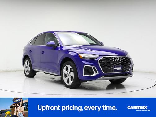 Blue 2022 Audi Q5 Sportback S-Line Prestige