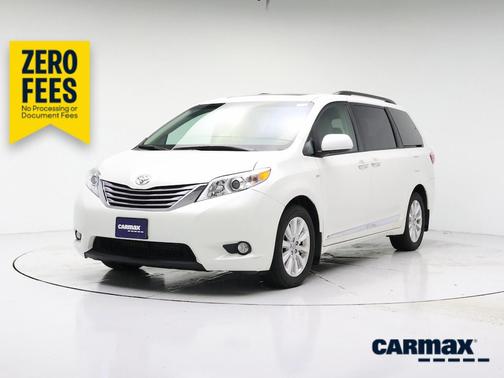 White 2017 Toyota Sienna XLE Premium