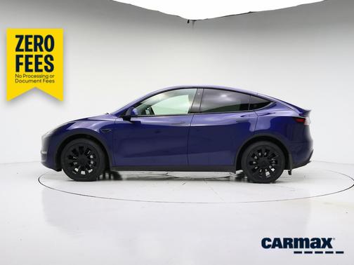 Blue 2021 Tesla Model Y Long Range
