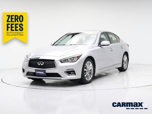 Silver 2019 INFINITI Q50 Luxe