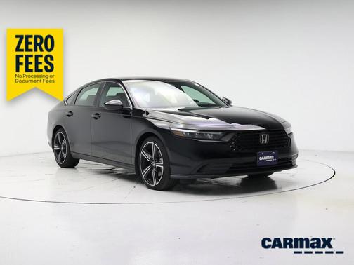 Black 2025 Honda Accord Hybrid Sport