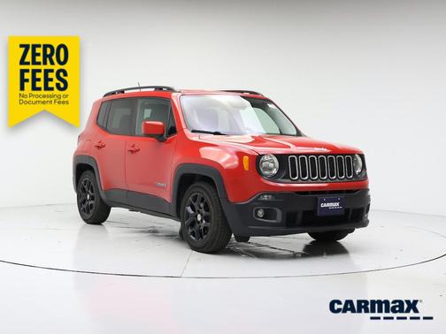 Red 2015 Jeep Renegade Latitude