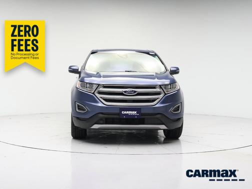 Blue 2018 Ford Edge SEL