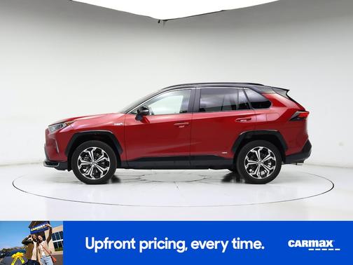 Red 2021 Toyota RAV4 Prime XSE