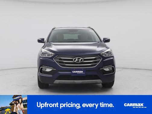 Blue 2017 Hyundai Santa Fe Sport
