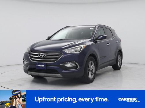 Blue 2017 Hyundai Santa Fe Sport