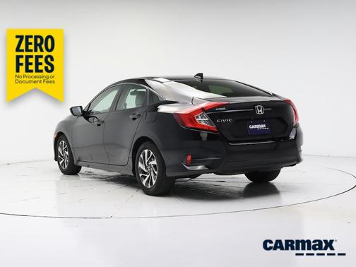 Black 2017 Honda Civic EX