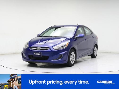 Blue 2017 Hyundai Accent SE