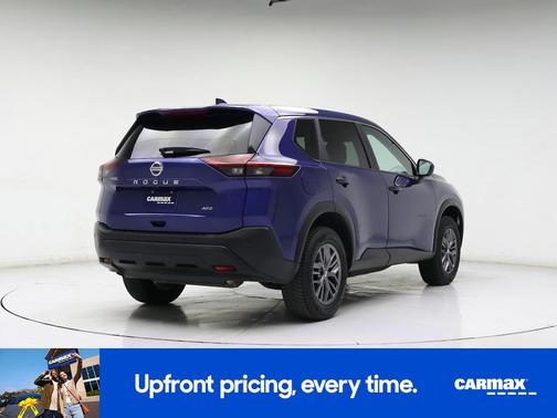 Blue 2021 Nissan Rogue S
