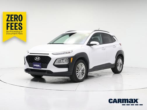 White 2021 Hyundai KONA SEL