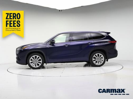 Blue 2023 Toyota Highlander Limited