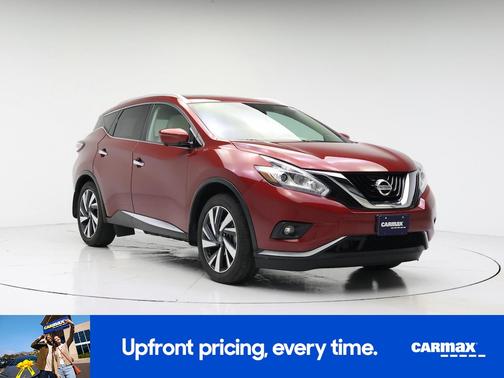 Red 2017 Nissan Murano Platinum