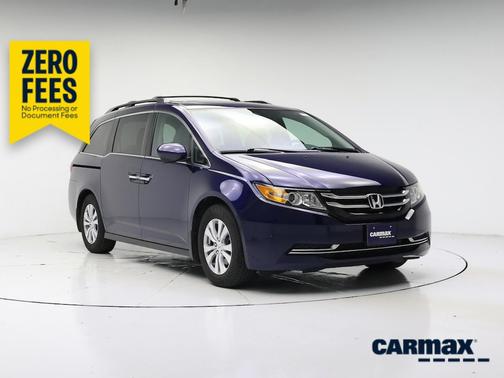 Blue 2016 Honda Odyssey EX-L