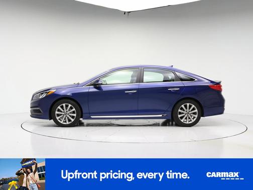 Blue 2017 Hyundai SONATA Limited
