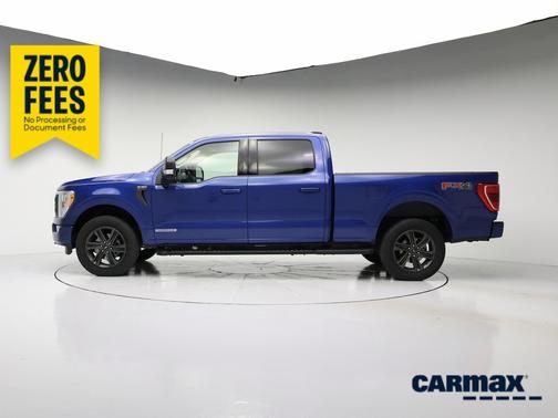Blue 2022 Ford F-150 XLT