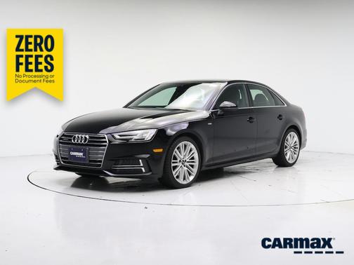 Black 2017 Audi A4 Premium Plus