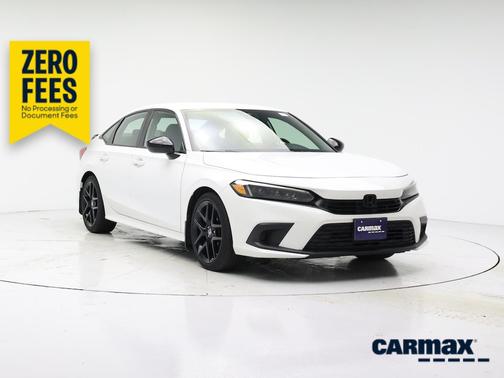 White 2022 Honda Civic Sport