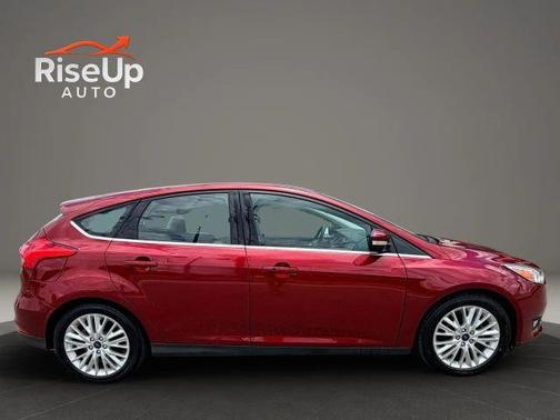 Red 2015 Ford Focus Titanium