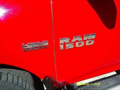 Red 2017 RAM 1500 Big Horn