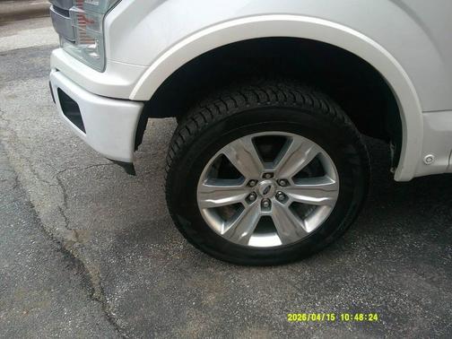 White 2018 Ford F-150 Platinum
