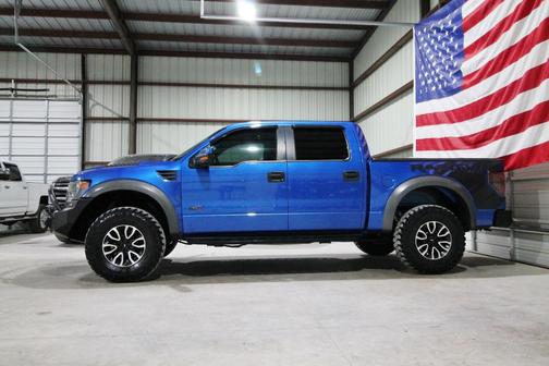 Blue 2013 Ford F-150 SVT Raptor