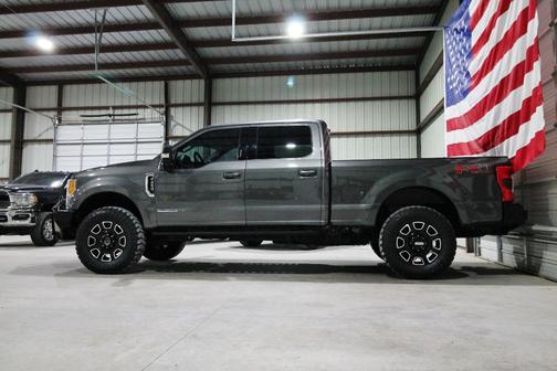 Gray 2017 Ford F-250 Lariat