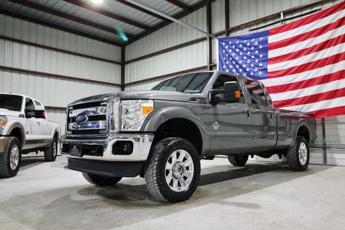 Gray 2014 Ford F-350 Lariat Super Duty