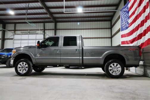 Gray 2014 Ford F-350 Lariat Super Duty