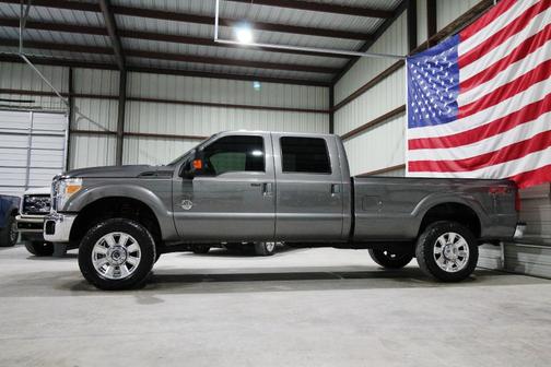 Gray 2014 Ford F-350 Lariat Super Duty