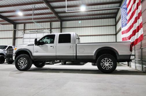 Silver 2015 Ford F-350 Lariat Super Duty