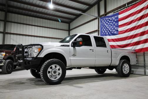 Silver 2012 Ford F-250 Lariat