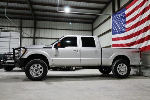 Silver 2012 Ford F-250 Lariat