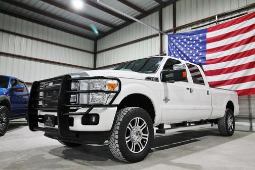 White 2015 Ford F-350 Platinum