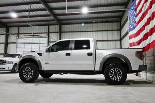 Silver 2012 Ford F-150 SVT Raptor