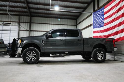 Gray 2017 Ford F-250 Lariat