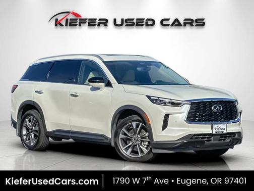 Majestic White 2024 INFINITI QX60 Luxe