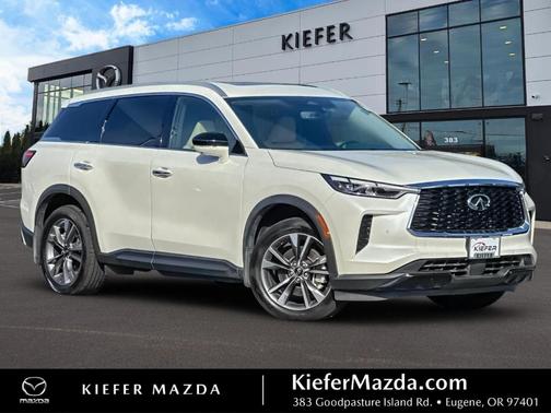 Majestic White 2024 INFINITI QX60 Luxe