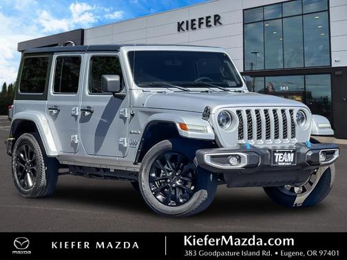Silver Zynith Clearcoat 2023 Jeep Wrangler 4xe Sahara SUV