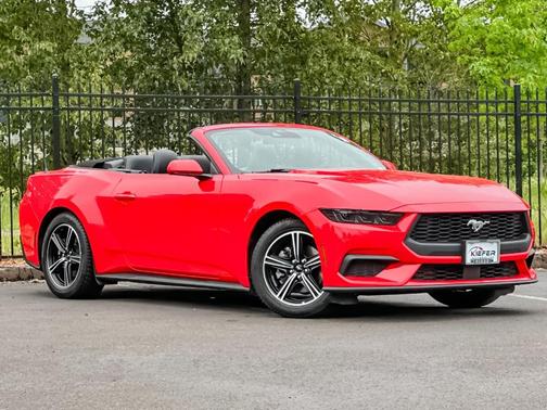 Red 2025 Ford Mustang EcoBoost Premium