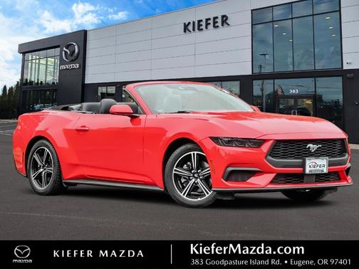 Red 2025 Ford Mustang EcoBoost Premium
