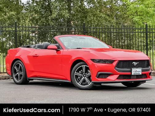 Red 2025 Ford Mustang EcoBoost Premium