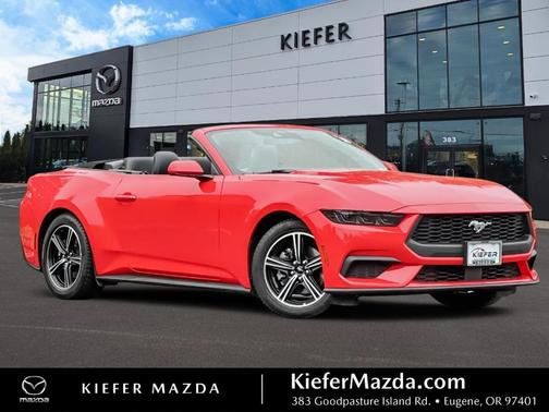 Red 2025 Ford Mustang EcoBoost Premium