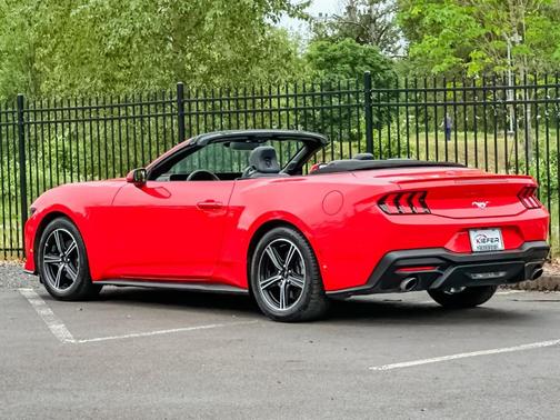 Red 2025 Ford Mustang EcoBoost Premium