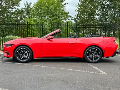 Red 2025 Ford Mustang EcoBoost Premium