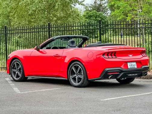 Red 2025 Ford Mustang EcoBoost Premium