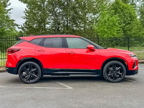 Red 2021 Chevrolet Blazer RS