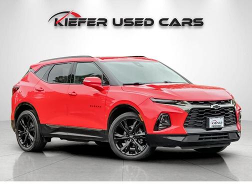Red 2021 Chevrolet Blazer RS
