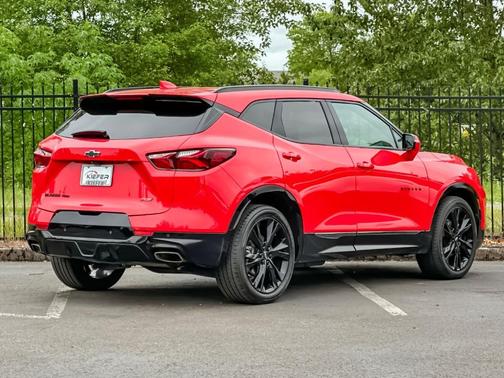 Red 2021 Chevrolet Blazer RS