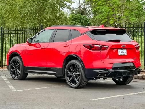 Red 2021 Chevrolet Blazer RS